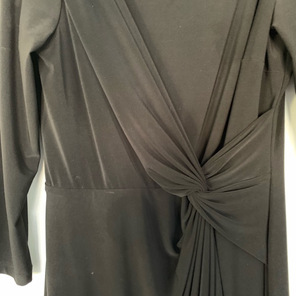 LAUREN Ralph Lauren black dress long sleeve - Picture 2 of 4